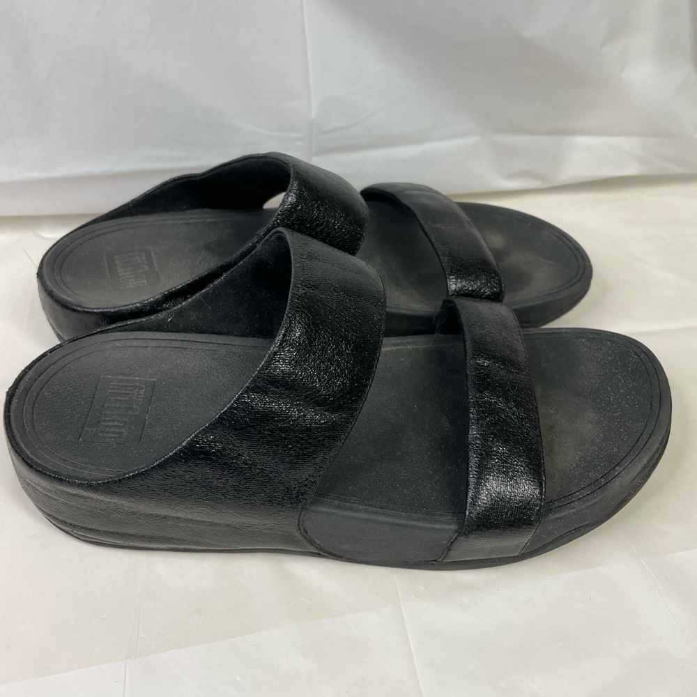 FitFlops Black and Shimmer Size 9